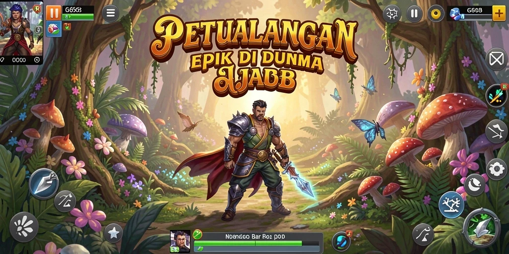 Tampilan gameplay G668 yang menakjubkan dan penuh aksi petualangan.