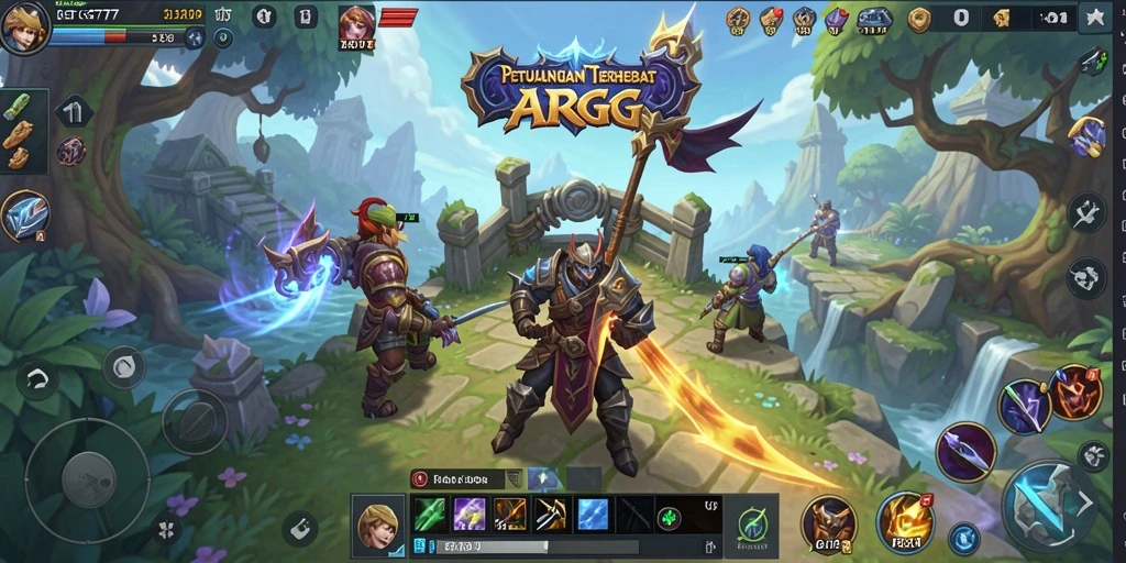 Tampilan gameplay seru dari GT777 dalam dunia ARPG.