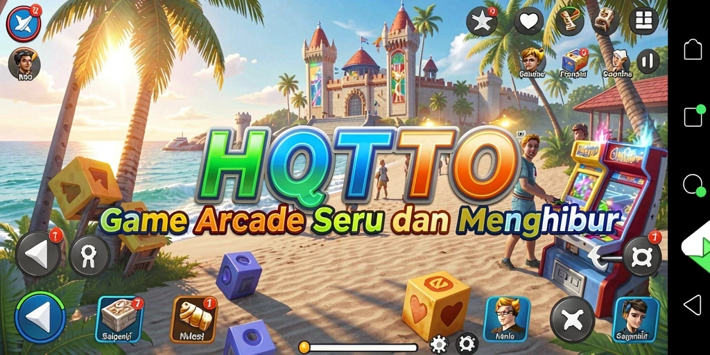 Tampilan gameplay HQTOTO yang penuh aksi dan tantangan.