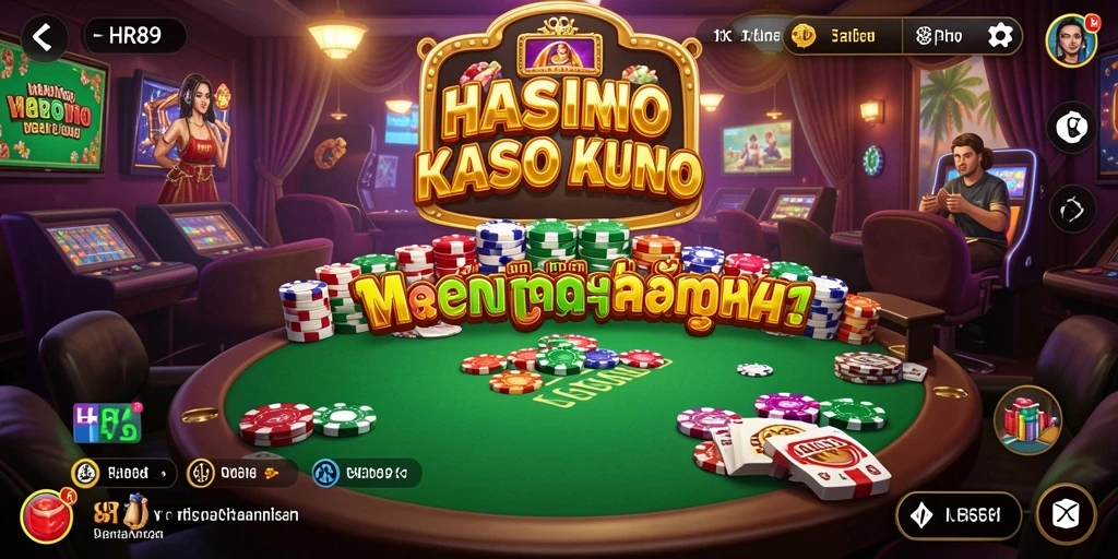 Tampilkan gameplay menarik HR89 dengan berbagai permainan kasino.