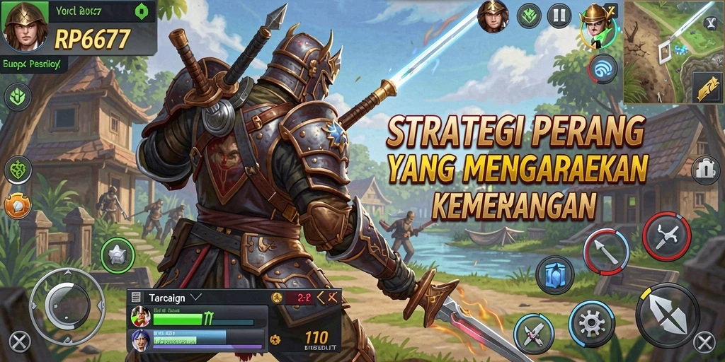 Gameplay seru yang menguji kecerdasan strategi Anda.