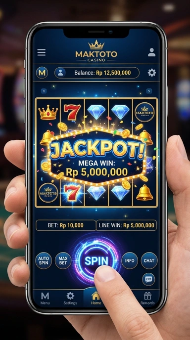 Proses unduh yang cepat dan aman di aplikasi Maktoto.